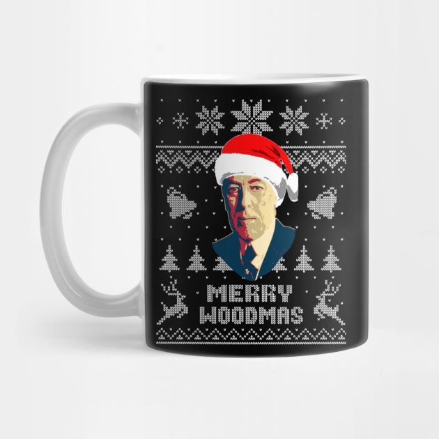 woodrow wilson Funny Merry Christmas by Nerd_art